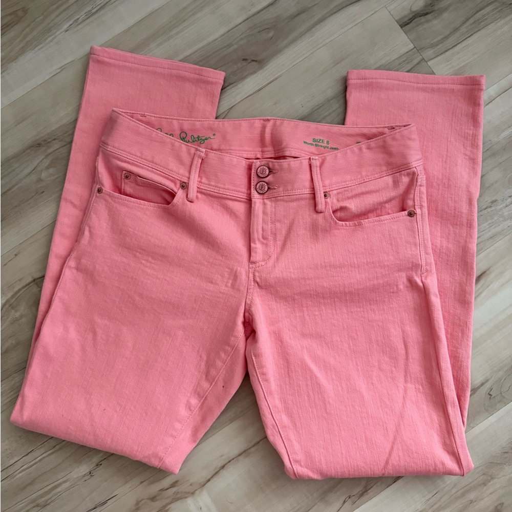 Lilly Pulitzer Vibrant Pink Skinny Jeans